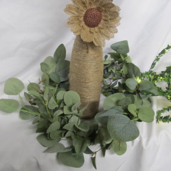 Large Eucalyptus Floral Wreaths Wedding Table Centerpiece Decor Rustic Wedding - Picture 2 of 9